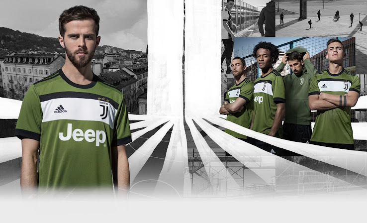 juventus green third kit