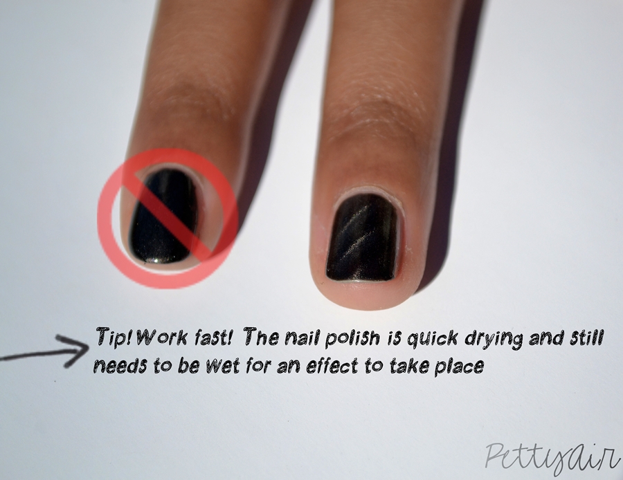 PettyAir nail polish tutorial