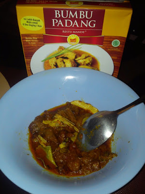 Daging Sapi dan Bumbu Gulai Cincang Restumande