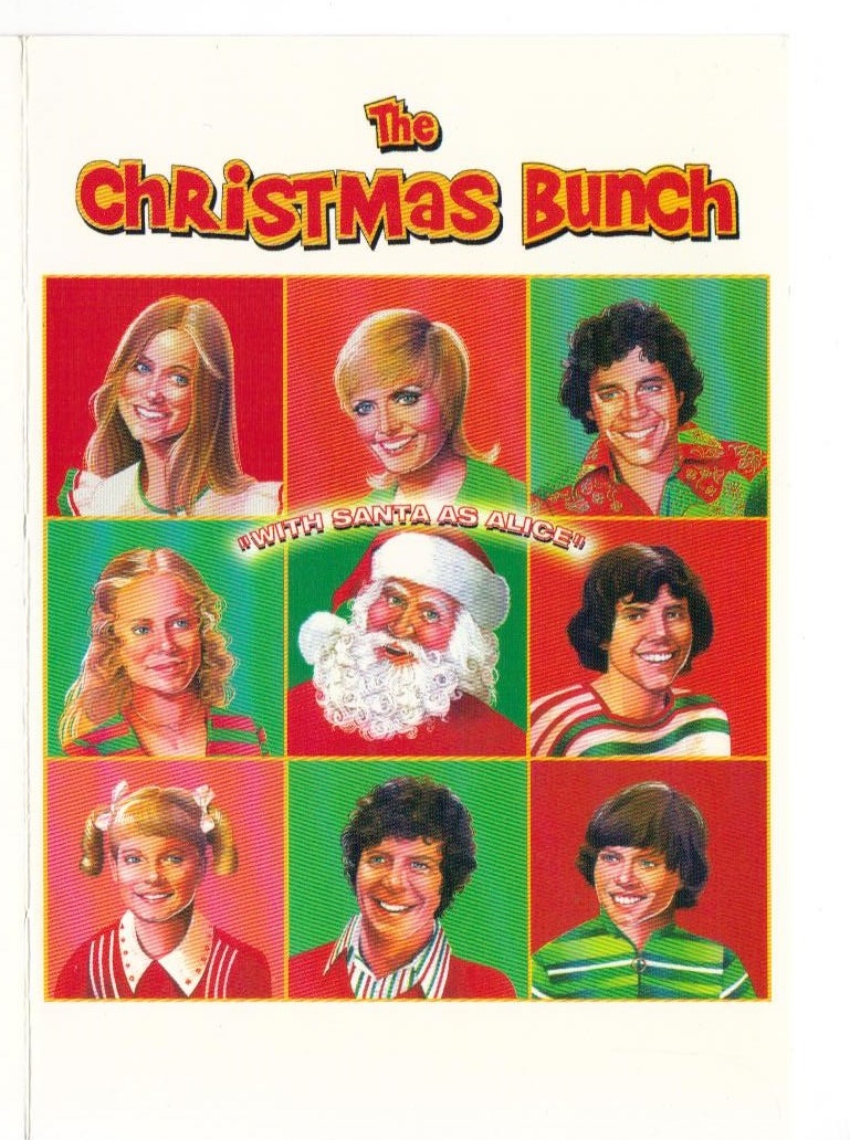 Brady Bunch Christmas Card Template