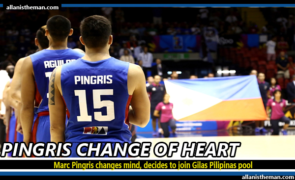 Marc Pingris changes mind, decides to join Gilas Pilipinas pool