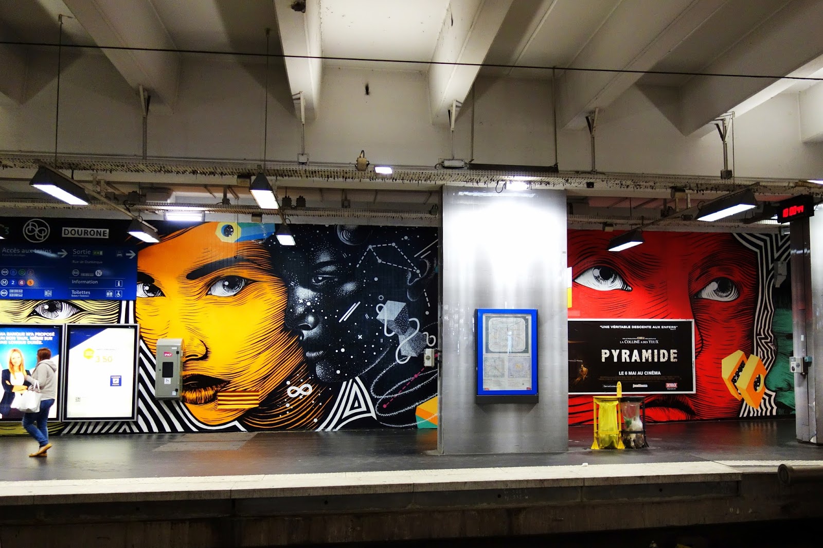 Street Art Le Collectif Quai 36 réenchante la Gare du Nord Paris 10