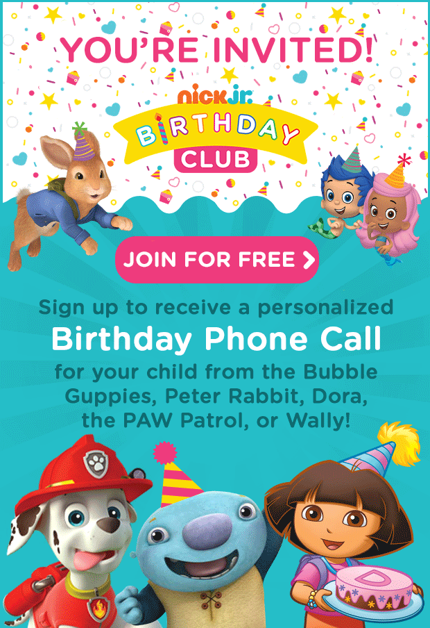 Frugal Mom and Wife FREE Phone Call From Bubble Guppies, PAW Patrol