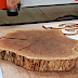 Frezowanie blatu do stołu z litego drewna