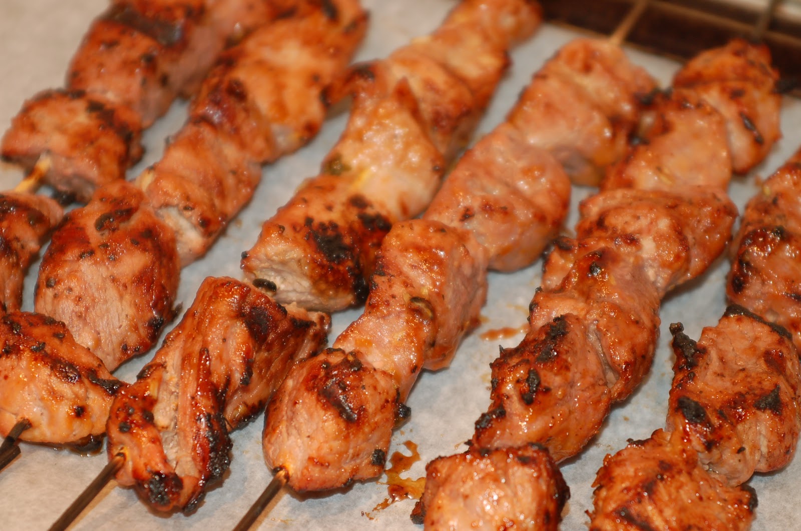 Organic Way of Life Apricot Glazed Pork Kebabs