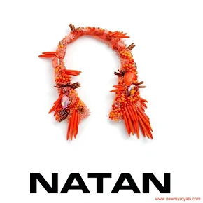 Queen Maxima Style NATAN Necklace and NATAN Dress