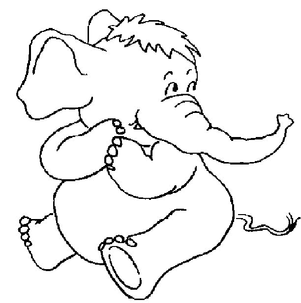 transmissionpress: Baby Elephant Coloring Pages