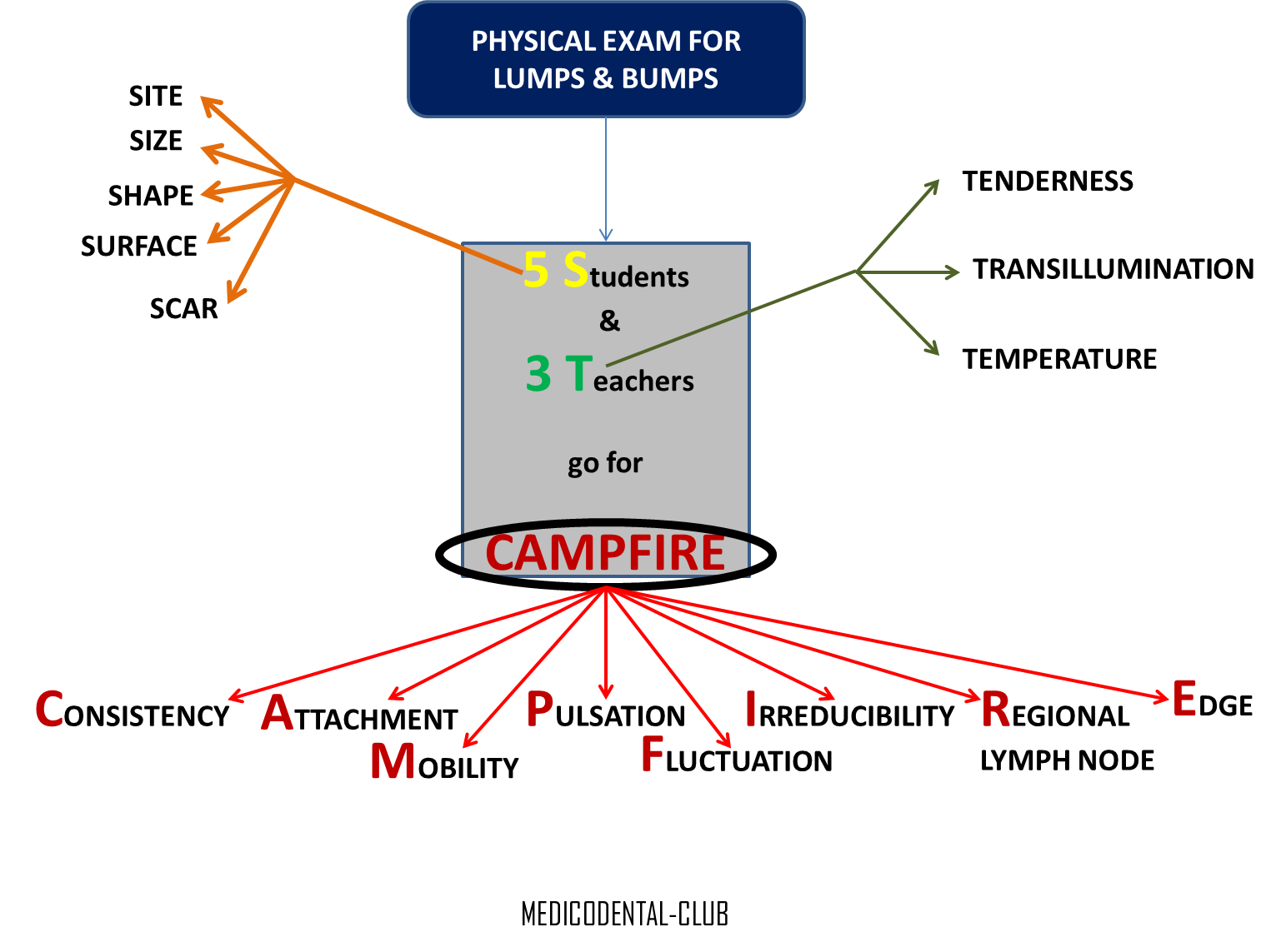 MEDICODENTAL: How to do EXAMINATION OF 'LUMPS AND BUMPS'