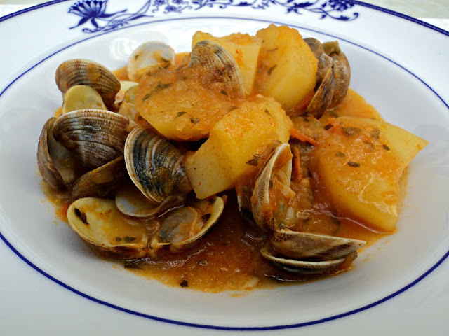 Menú semanal nº 2 almejas-patatas
