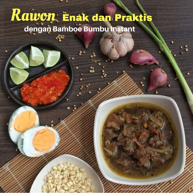 Rawon Enak Dan Praktis Dengan Bamboe Bumbu Instant Dapur Ngebut