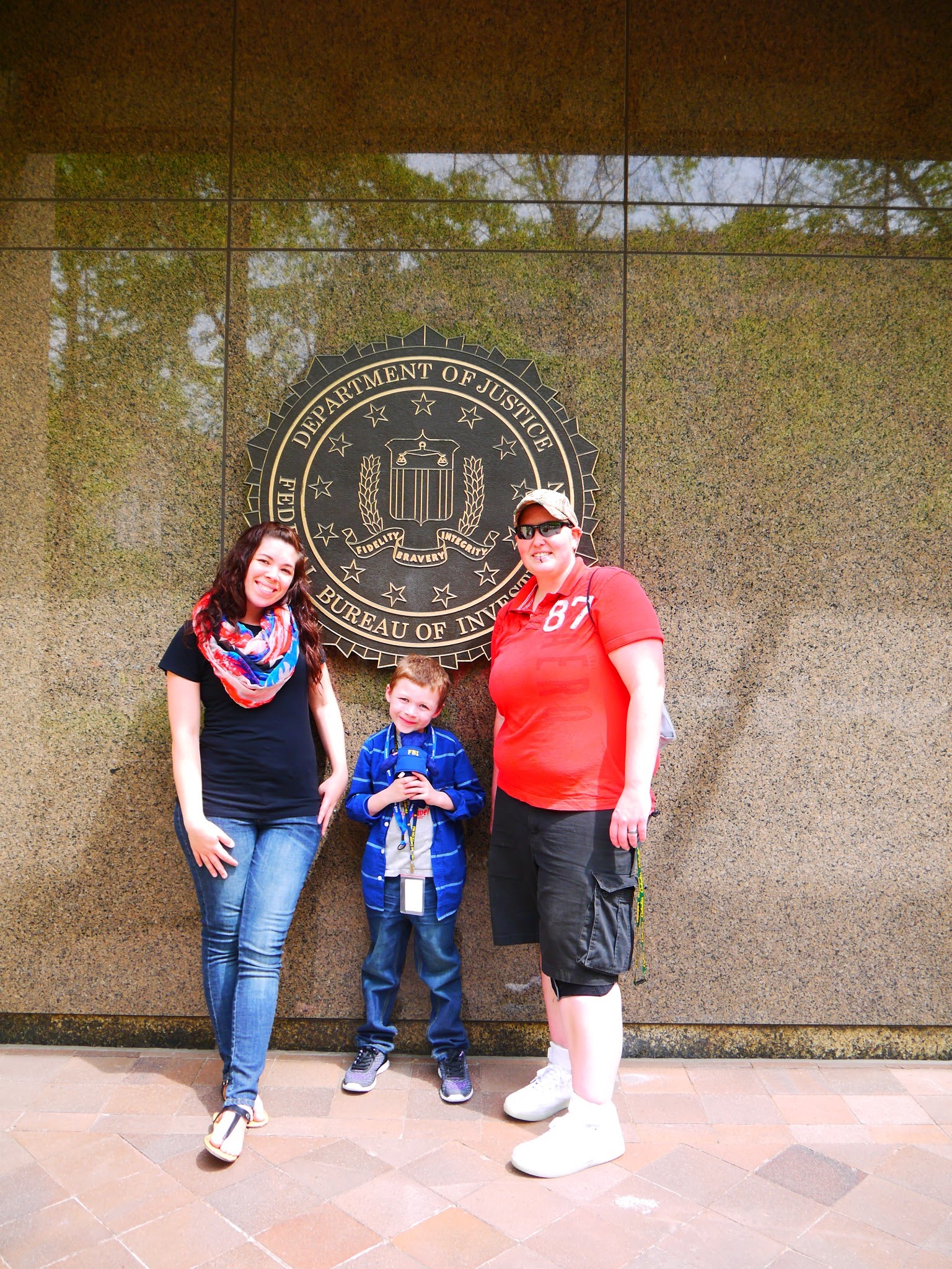 Department of Justice sign