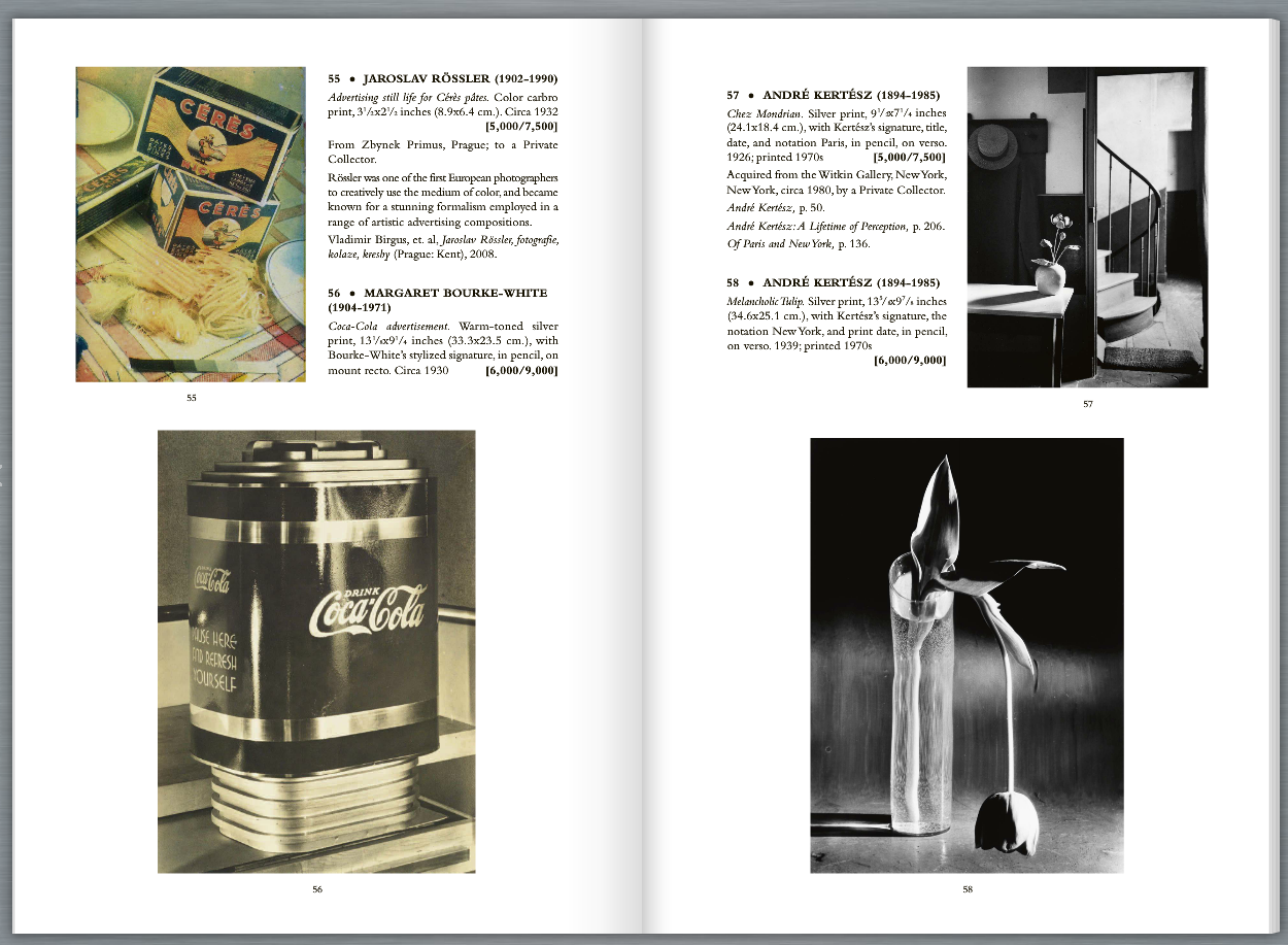 Harvey Benge Classic Photographs at SWANN Auction Galleries NYC