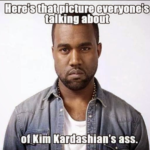 Kim Kardashian's Ass Photo
