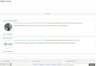 Fauzi Blog Blog List Page