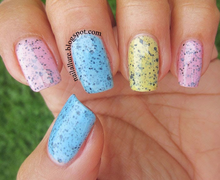 My Nail Files: Speckled Eggs Manicure & Models Own Review
