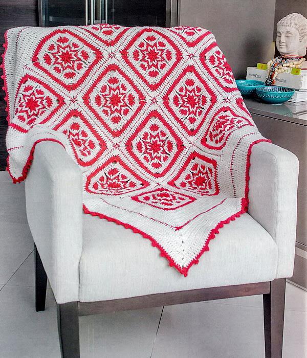 Crochet Blanket Pattern & Free Tutorial Amazing Star Motif