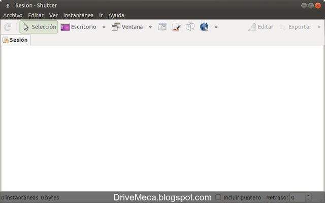 DriveMeca instalando Shutter paso a paso en Linux Ubuntu