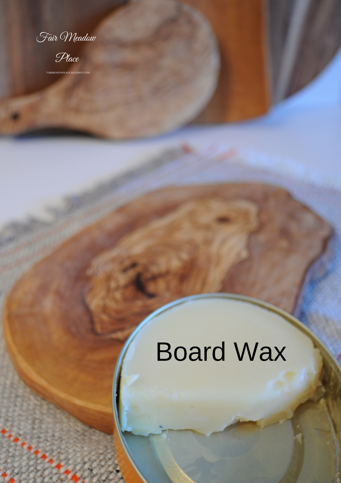 Fair Meadow Place The Care and Cleaning of Wood Boards and Bowls