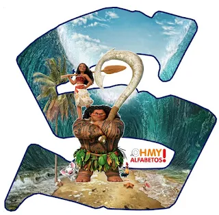 Alfabeto de Moana y Maui.