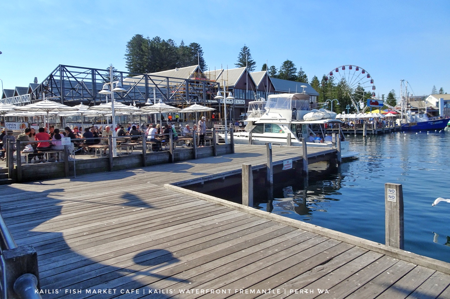 DAUS REDSCARZ Lunch di Kailis Fish Market Waterfront Fremantle, Perth