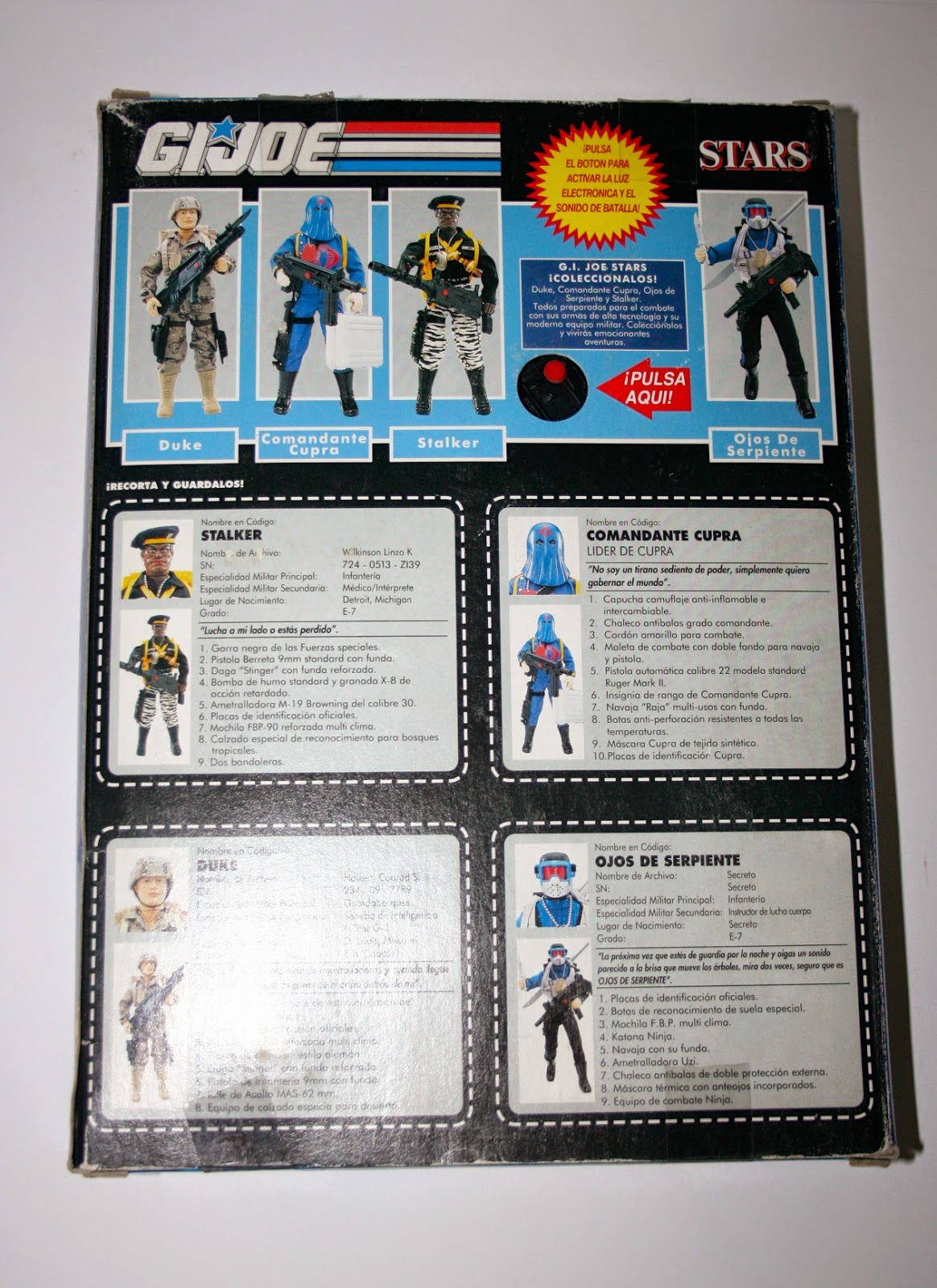 EL DRAGON DORADO GIJOE GI.JOE G.I.JOE STARS CUPRA MADE BY HASBRO YEAR 1992