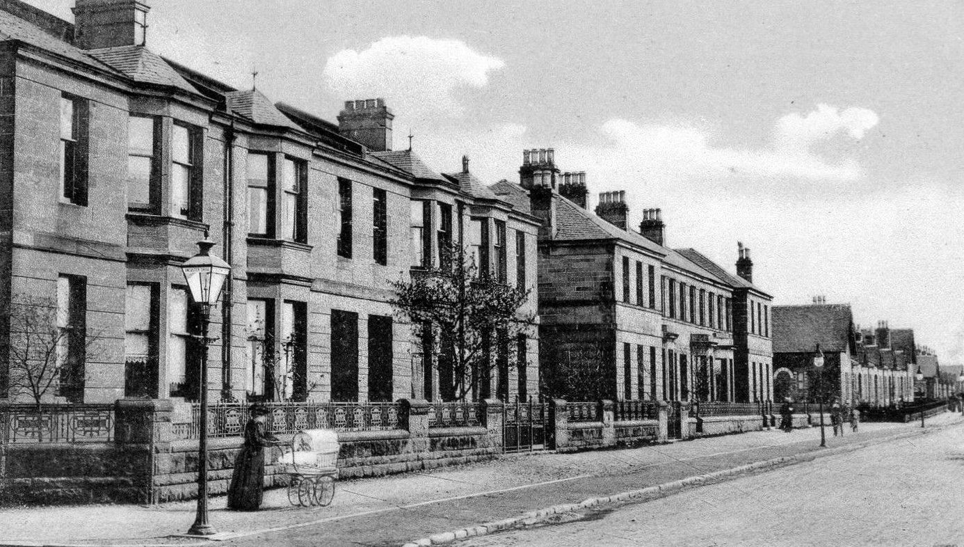 Tour Scotland Old Photograph Crow Road Anniesland Glasgow Scotland