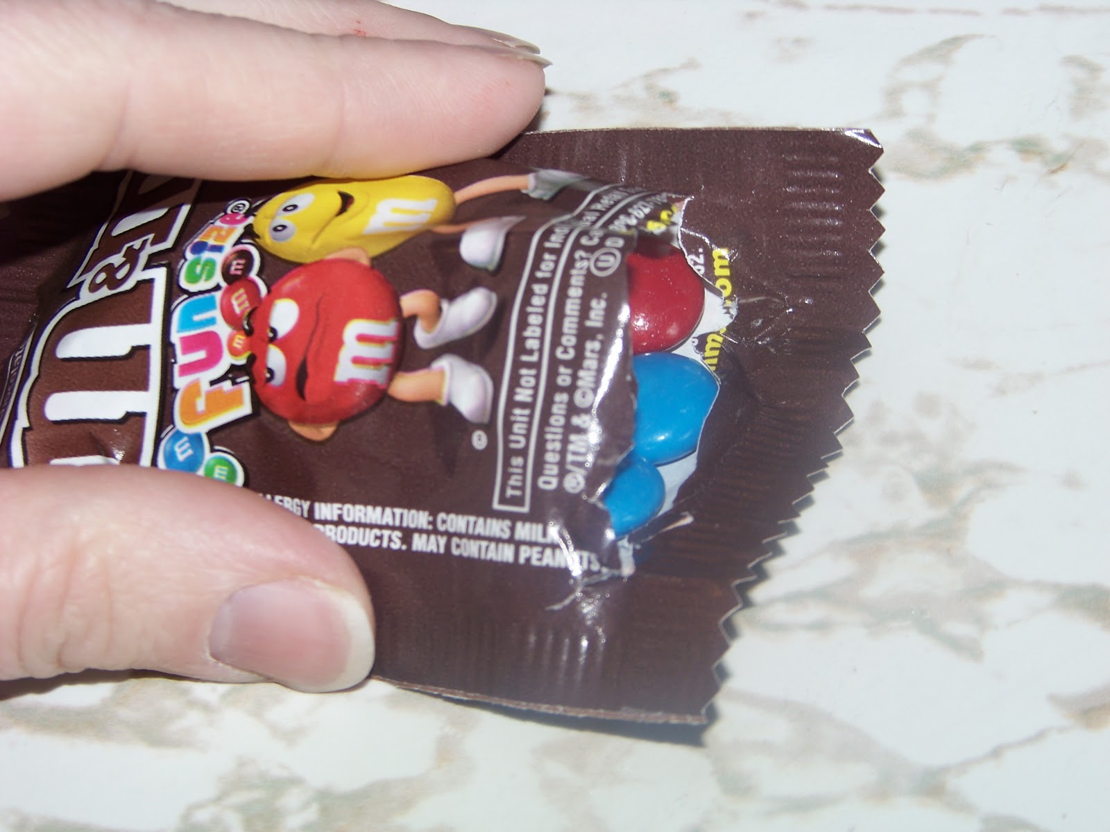 DIY Party Mom M&M Party Favor Bags