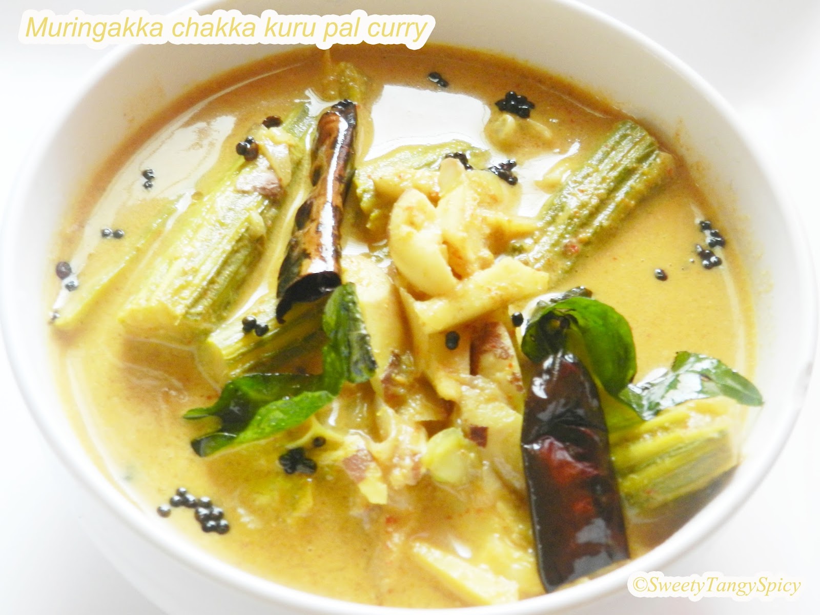 Drumstick jackfruit seed curry A simple south Indian curryprepared in