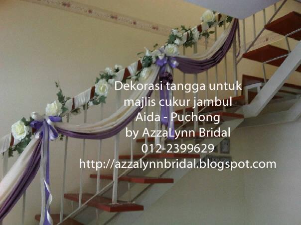 Pengantin: Dekorasi Tangga: Puchong
