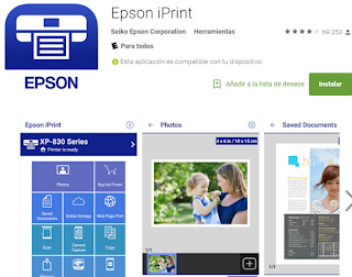  Acceso a la aplicación de Epson iPrint