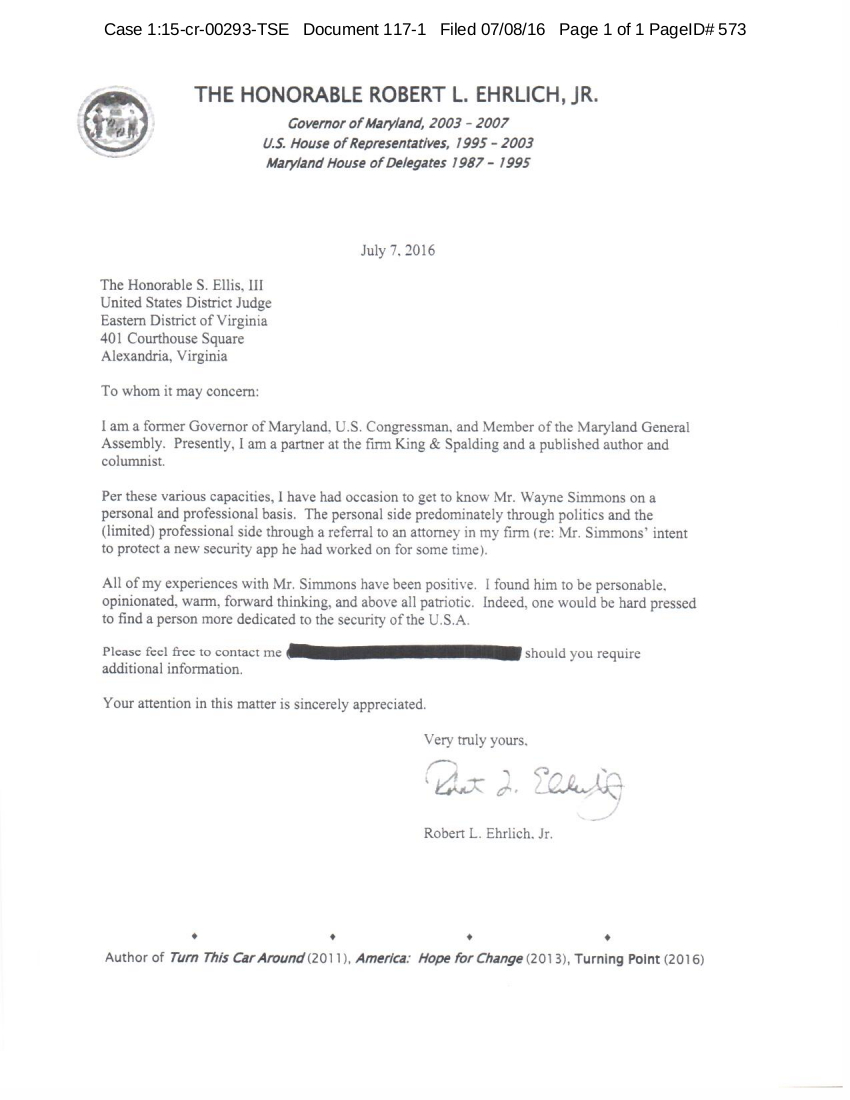 Sample Of Letter Of For Judge