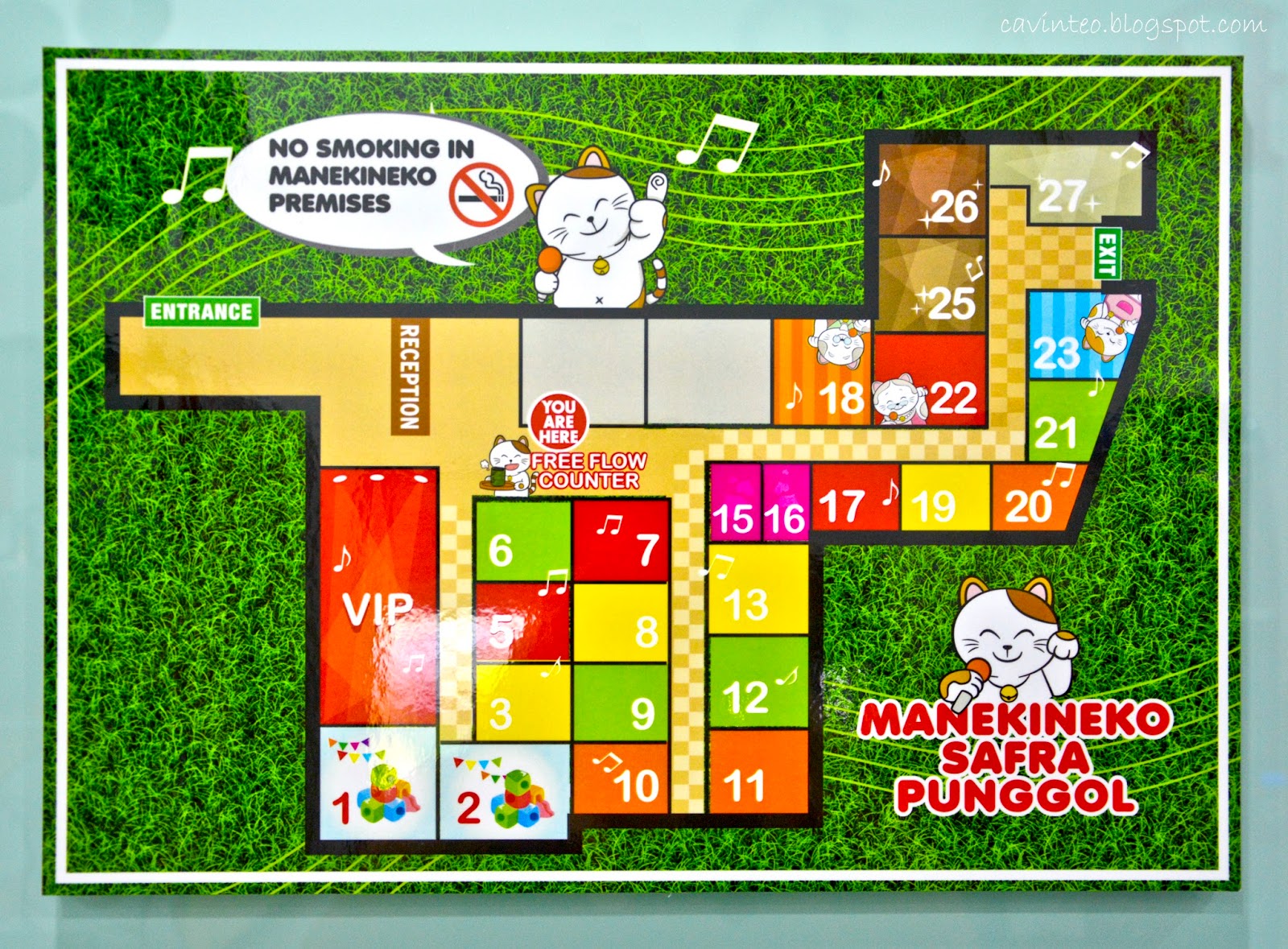 Entree Kibbles Punggol SAFRA Manekineko Karaoke Differences from