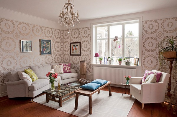 Mempercantik Ruang Tamu dengan Wallpaper Dinding