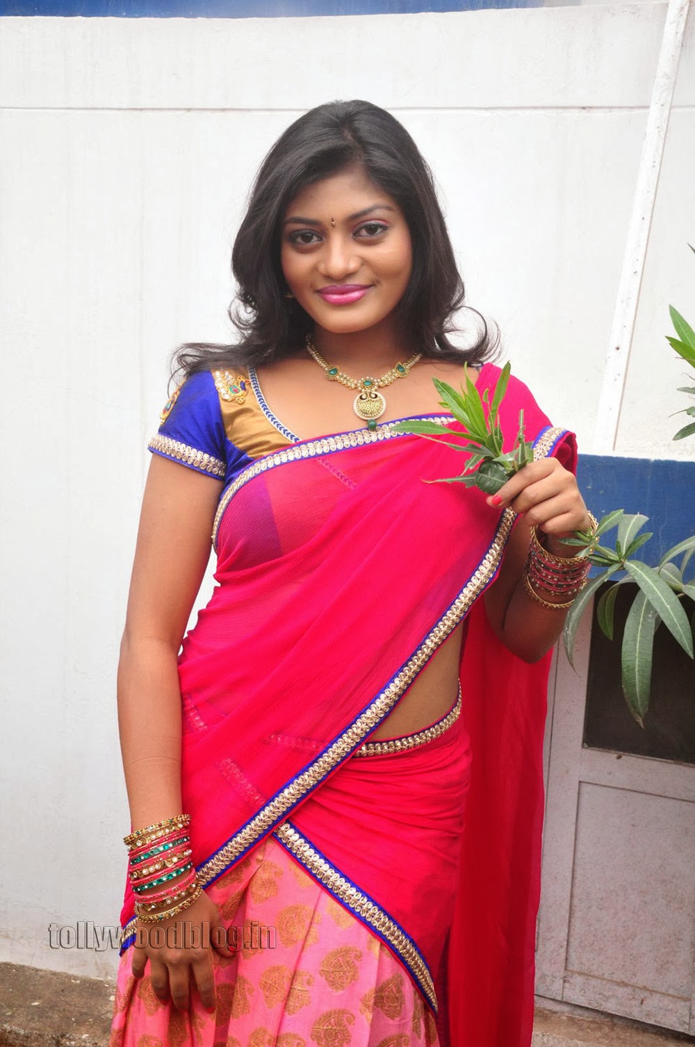 Actress Soumya Hot Photos in Half Saree