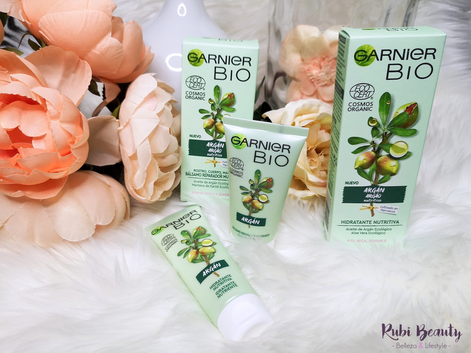 RubiBeauty Garnier BIO Nueva gama ecológica con argán (Vegan)