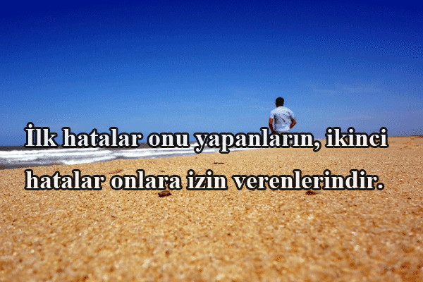 Hata İle İlgili Sözler Hata İle İlgili Sözler