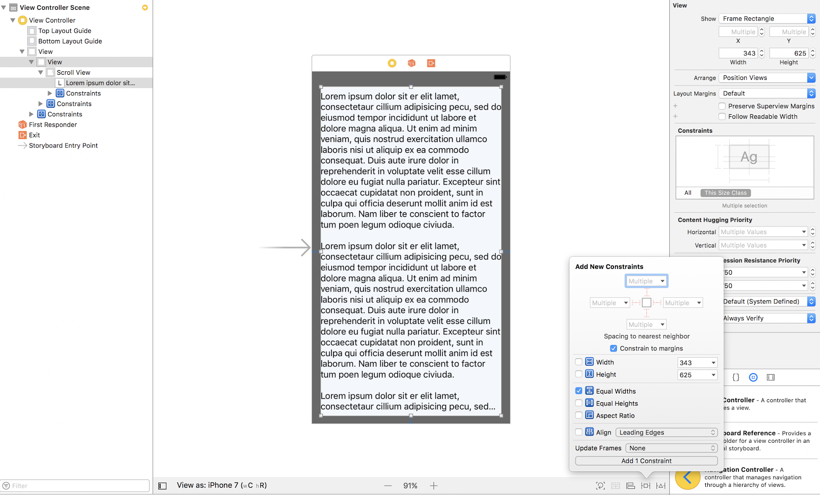 UILabel dynamic height with Autolayout