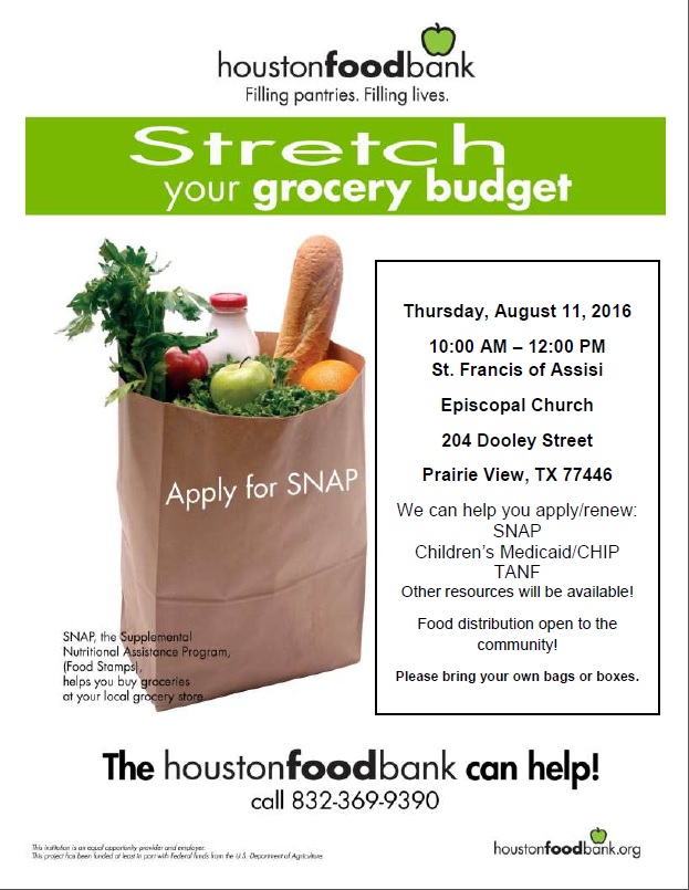 Prairie View Today Houston Foodbank Mobile Unit Distribution At
