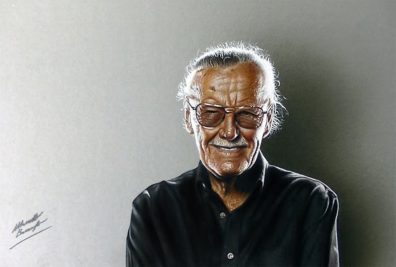 Drawing Stan Lee - Marcello Barenghi