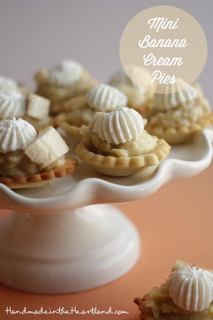 Mini Banana Cream Pies