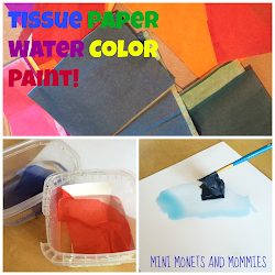 watercolor tissue paper paint painting water own colors qs mini watercolors using