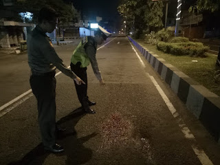 Ngantuk, Pengendara Byson Tewas Nabrak Trotoar Ngantuk, Pengendara Byson Tewas Nabrak Trotoar