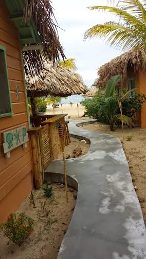 Caribbean Beach Cabanas — Ready for high season! 45 remaxvipbelize: Caribbean Beach House side view