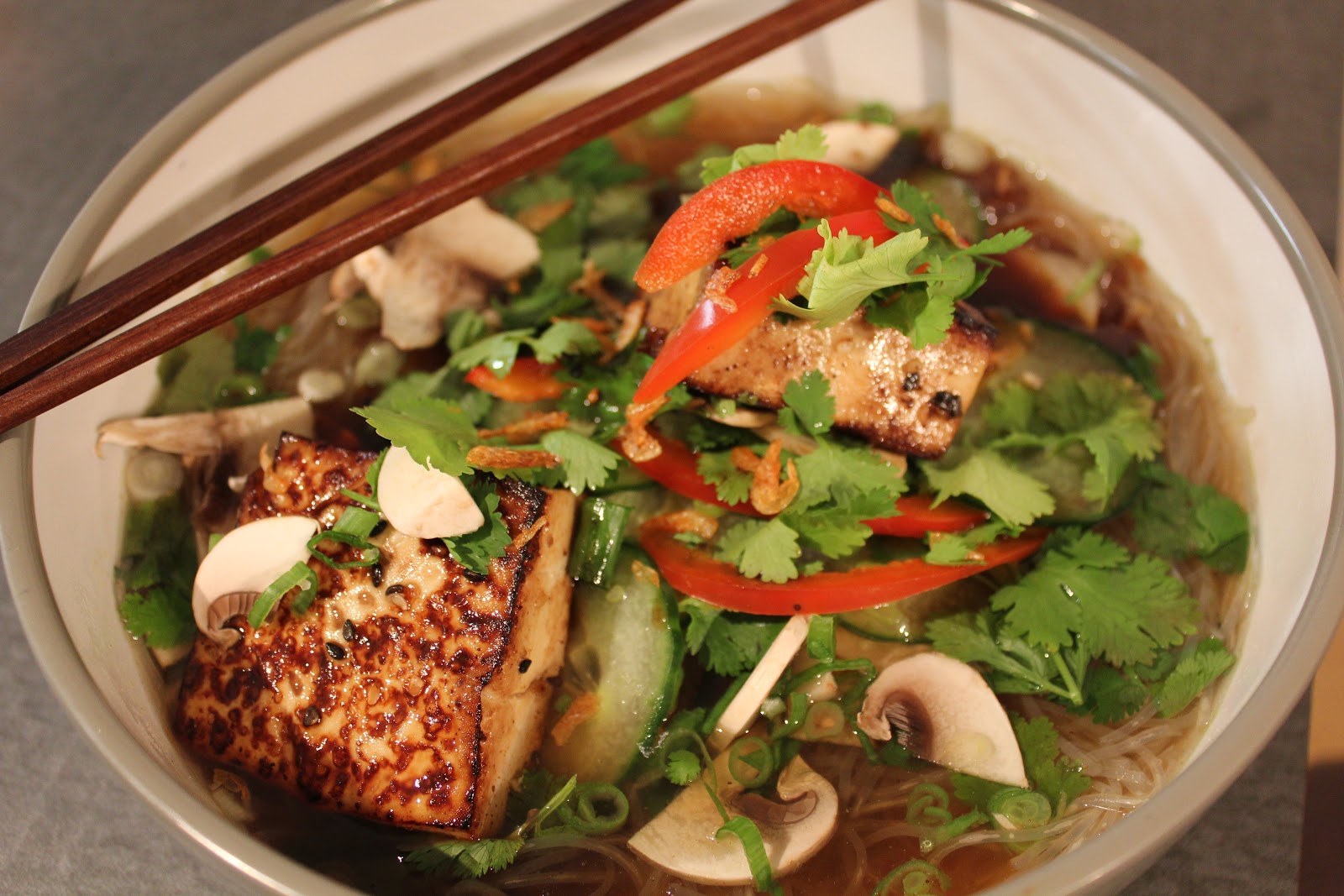 Foodie Tofu Phở (Vietnamese Soup)