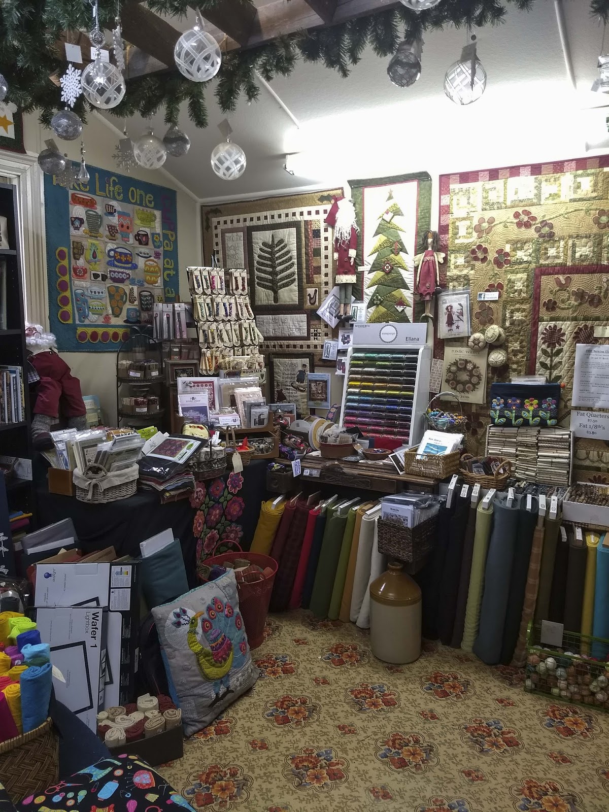 Beachgirl's Blog New Zealand Adventure Annie's Quilt Shop, Ashburton
