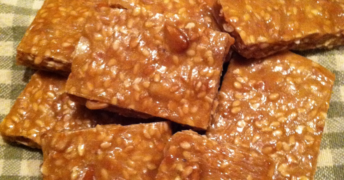 Sunflower, Sesame and Flax Seed Brittle