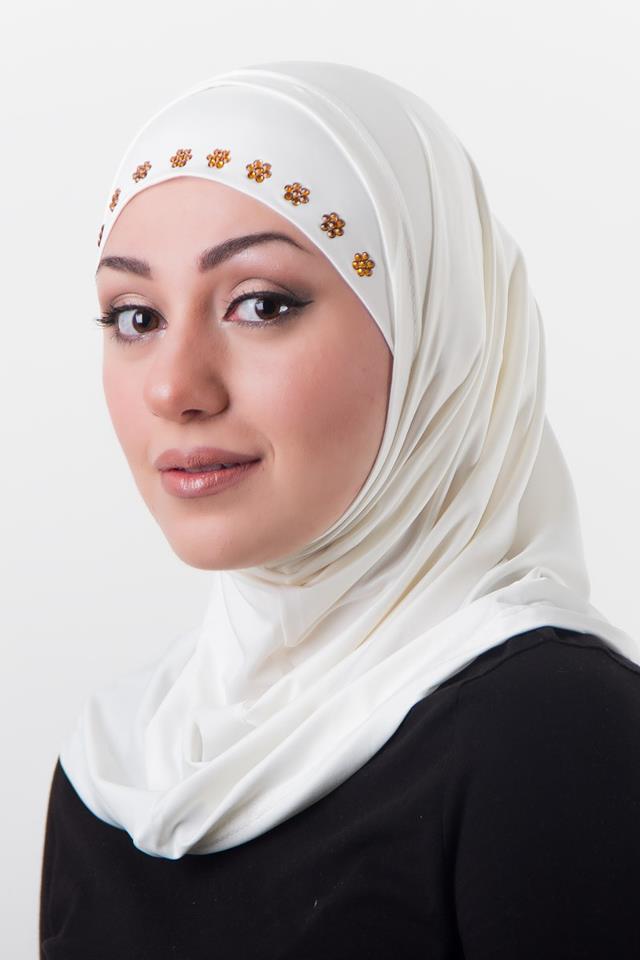 bonnet satin hijab