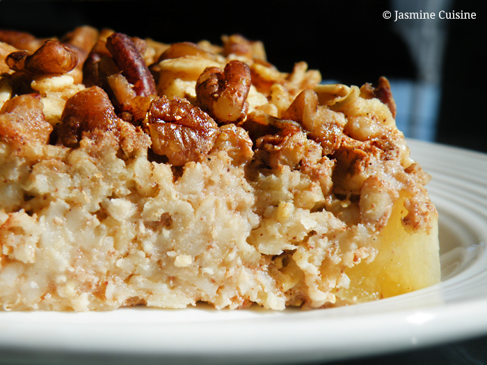 Gruau au four pomme, poire et