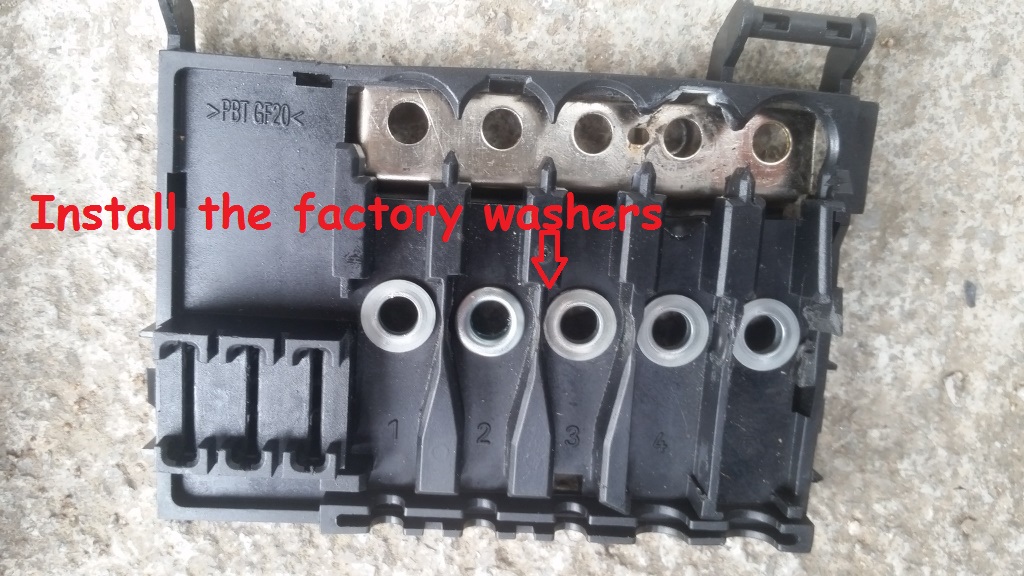 DIY 1.8T 20VT VAG Melted Fuse Box possible fix