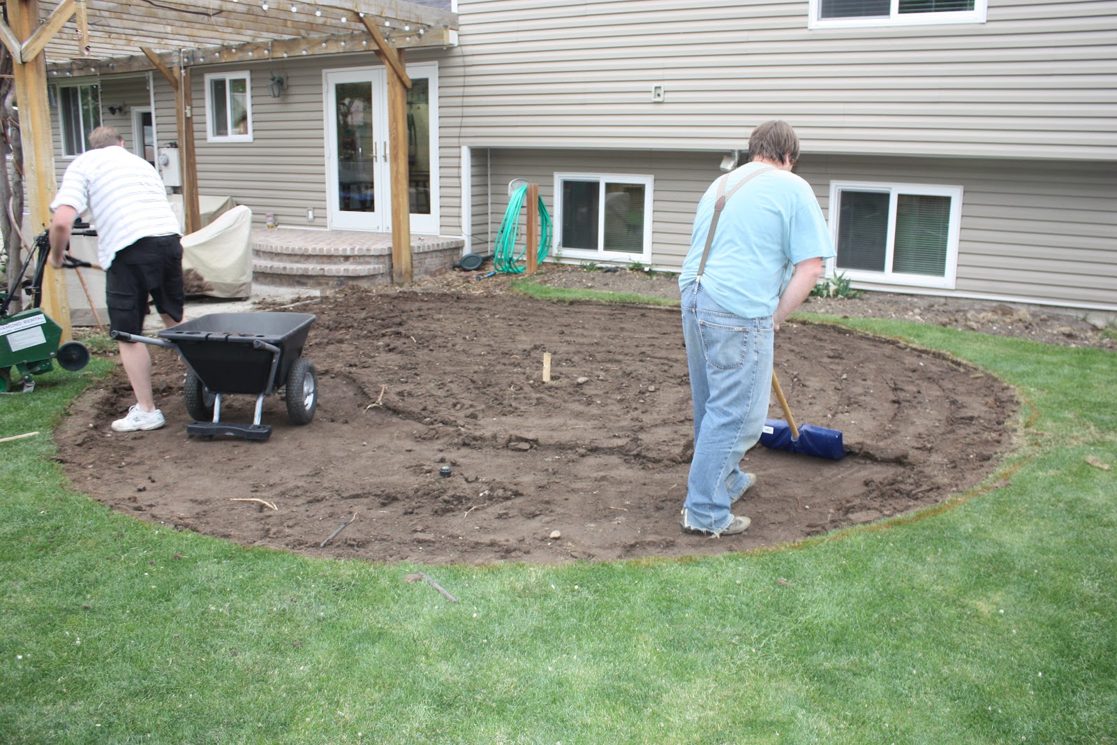 About The House With Aaron Parr Excavating For The Patio Extension